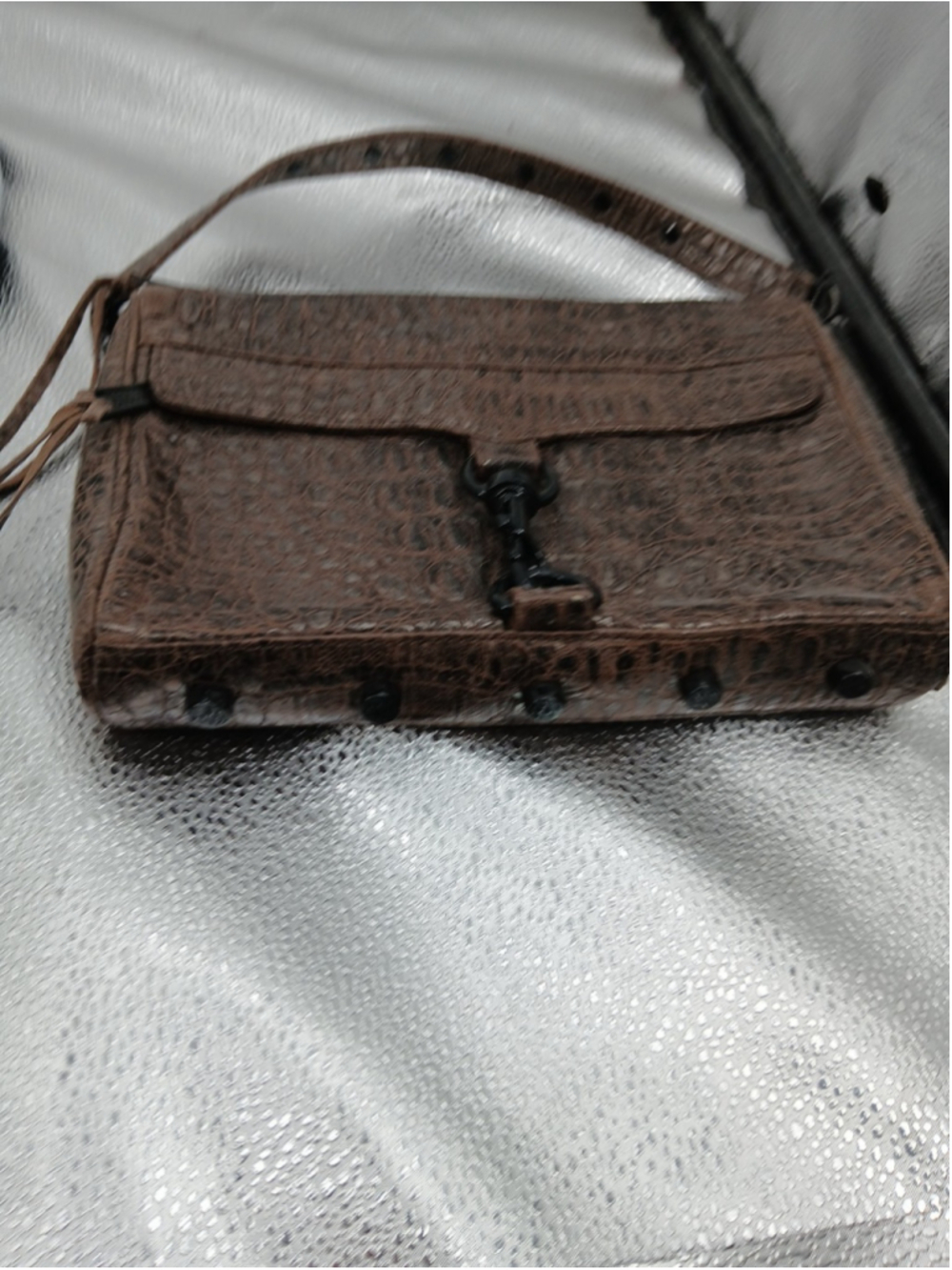 Rebecca Minkoff Brown Large Mac Altered Bag Purse - Picture 4 of 16